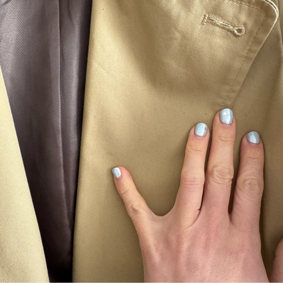 Mango Tan Chic classic Trench Coat size XXS relaxed fit - Picture 7 of 11